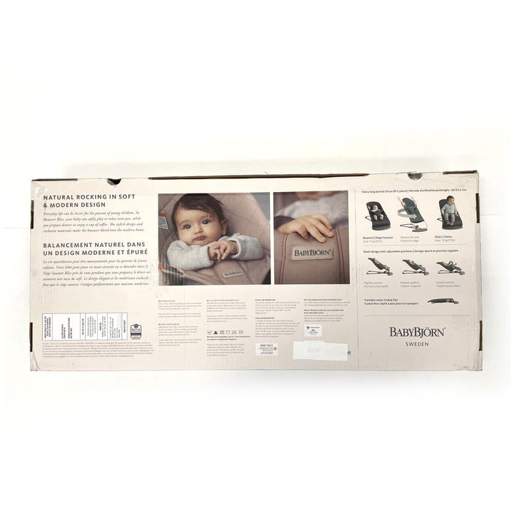 BabyBjorn Bouncer Bliss - Anthracite Mesh (Open Box)