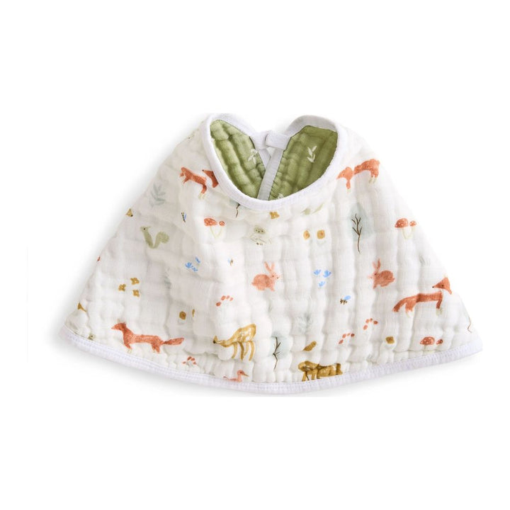 Aden + Anais Essential Cotton Burpy Bib Sage Woodland