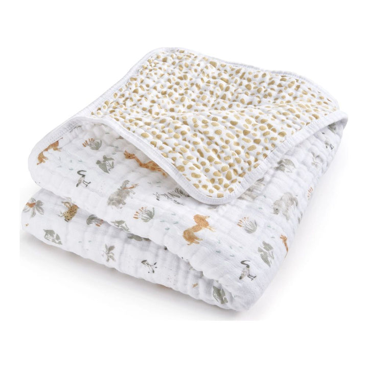 Aden + Anais Essential Cotton Muslin Blanket Giraffe Safari