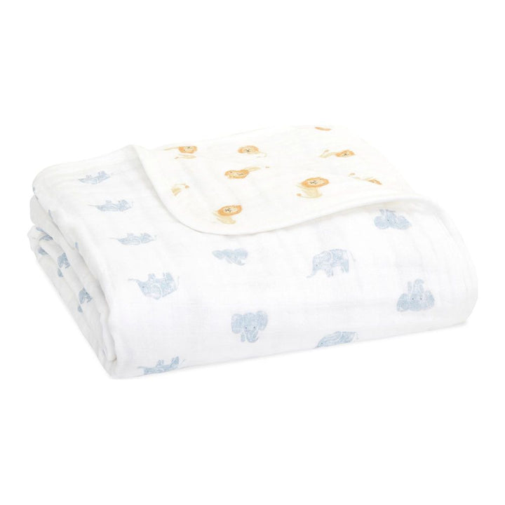 Aden + Anais Organic Cotton Muslin Dream Blanket - Animal Kingdom Default Title