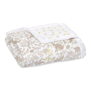 Aden + Anais Silky Soft Muslin Dream Blanket - Natural Woodland Default Title
