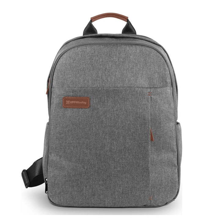 UPPAbaby Changing Backpack V2 Greyson (Charcoal Melange with Saddle Leather)