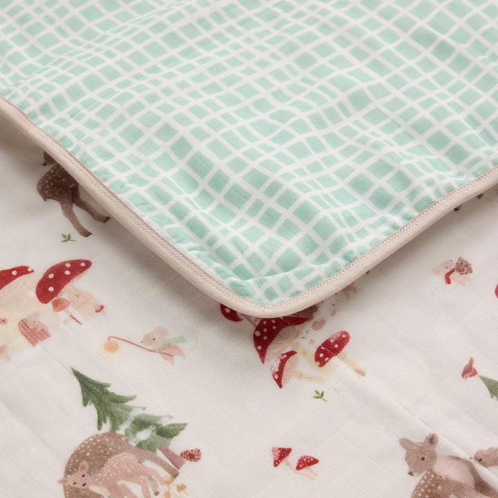 Loulou Lollipop Muslin Quilt Blanket - Forest Families