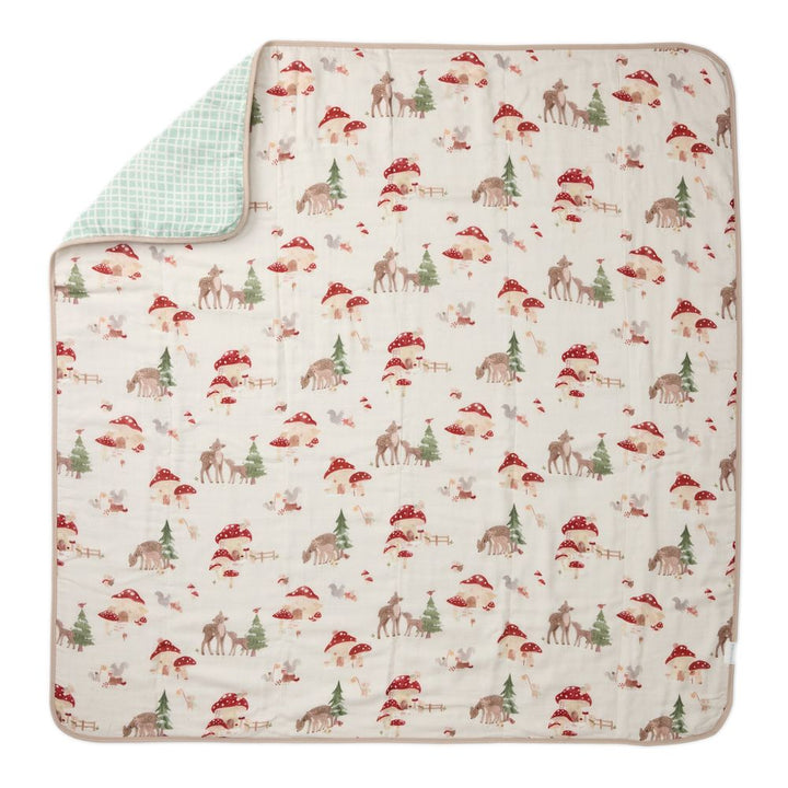 Loulou Lollipop Muslin Quilt Blanket - Forest Families