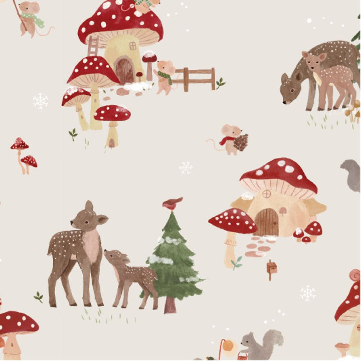 Loulou Lollipop Muslin Quilt Blanket - Forest Families