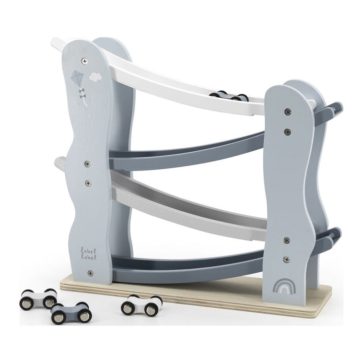 Label Label Car Slider - Blue