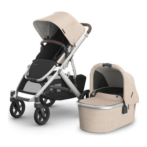 UPPAbaby Vista V3 + Bassinet V3 Stroller Bundle - Declan (Oat Melange on Silver Frame) Default Title