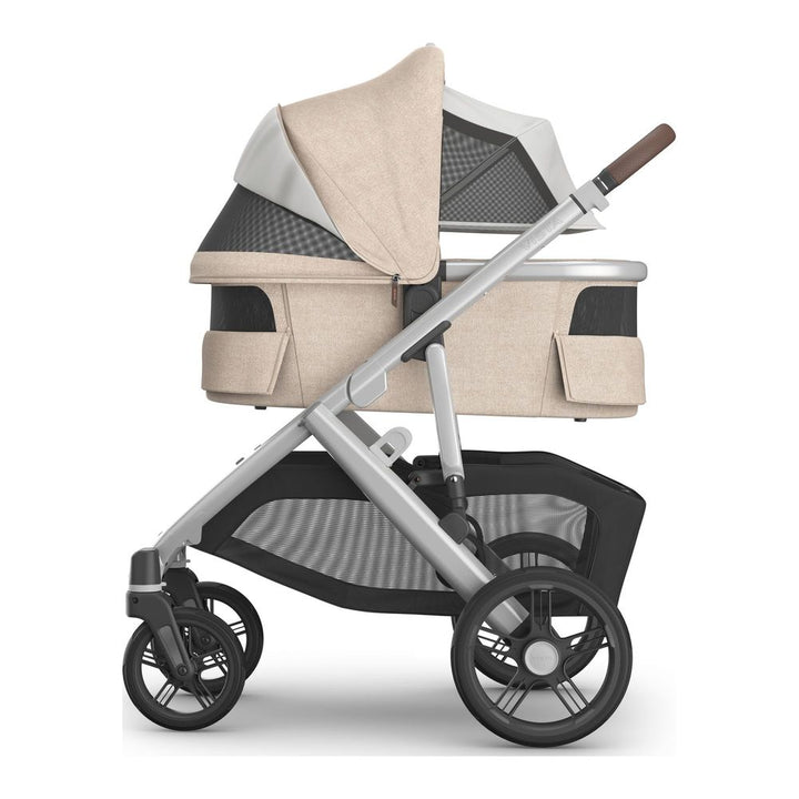 UPPAbaby Vista V3 + Bassinet V3 Stroller Bundle - Declan (Oat Melange on Silver Frame)