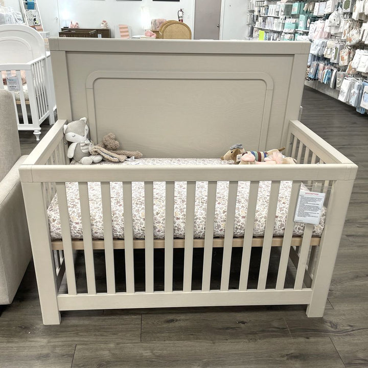 Natart Signature Series Toscano Crib and Dresser Nursery Set - Dove (98734) (Floor Model)