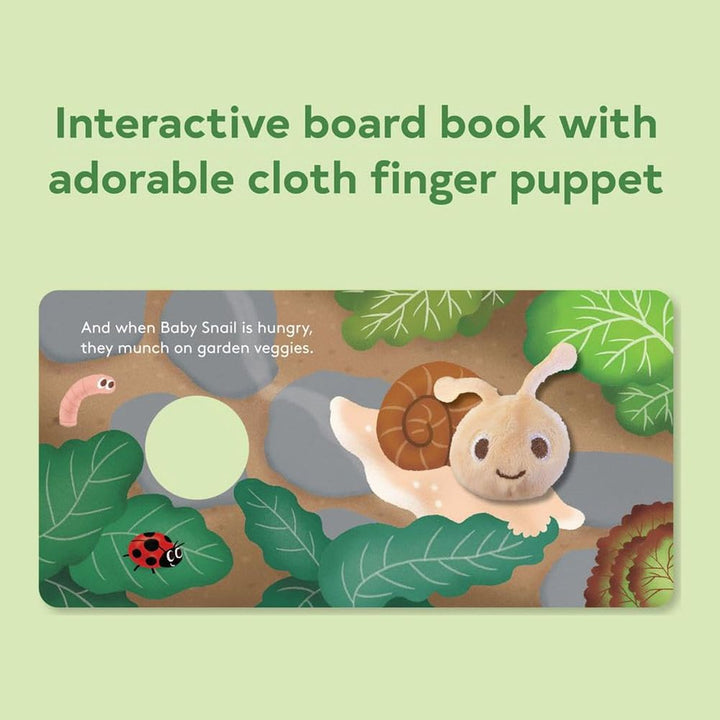 Chronicle Books Finger Puppet Book - Baby Snail