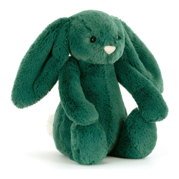 Jellycat Bashful Christmas Bunny Plush Toy - Teal (6 inch) Default Title