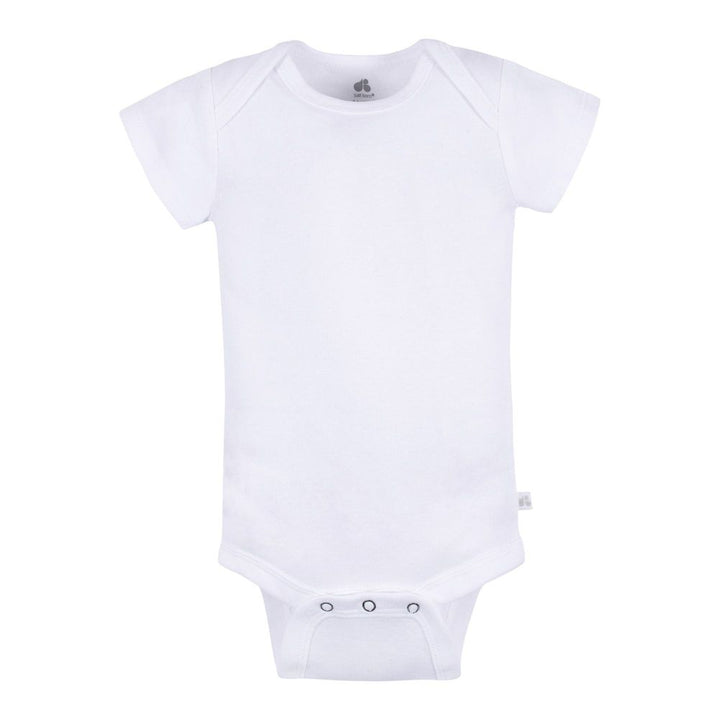 Gerber Short-Sleeve Onesie - White Newborn