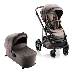Romer Tura & Sera Stroller with Bassinet Bundle Truffle
