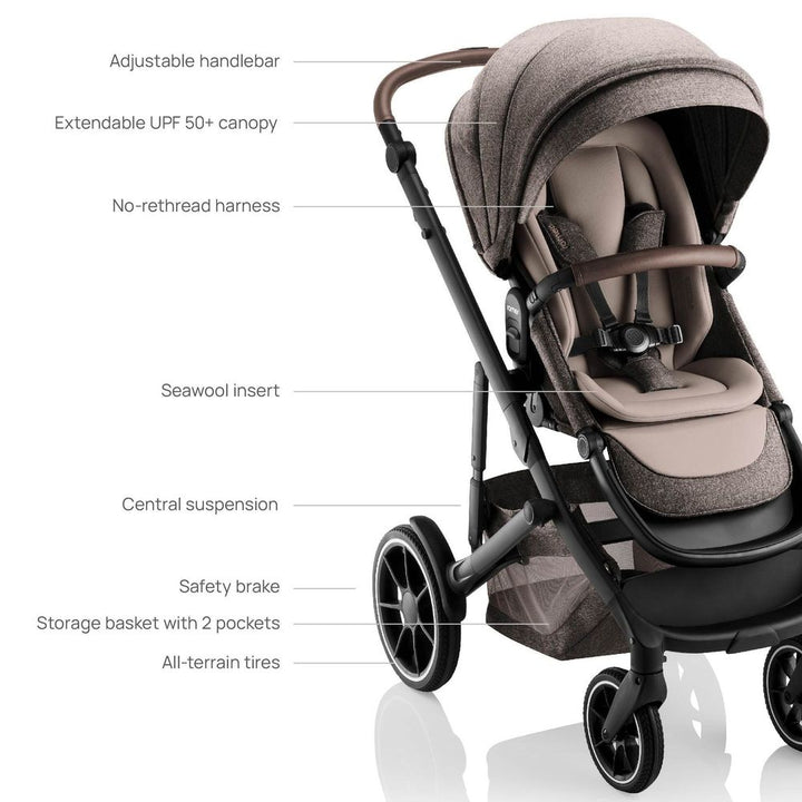 Romer Tura & Sera Stroller with Bassinet Bundle