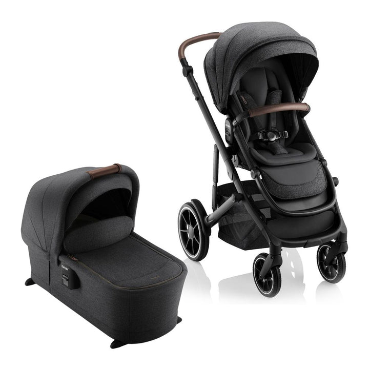 Romer Tura & Sera Stroller with Bassinet Bundle Peppercorn