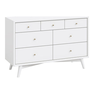 Babyletto Palma 7-Drawer Double Dresser - White Default Title