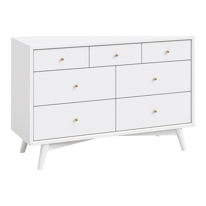 Babyletto Palma 7-Drawer Double Dresser - White Default Title