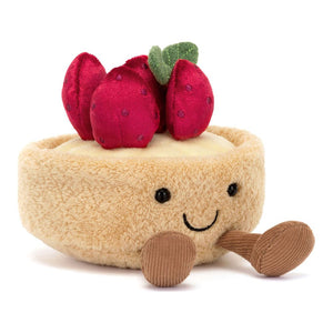 Jellycat Patisserie Amuseables Plush Toy - Fleurette Tarte Aux Fraises Default Title