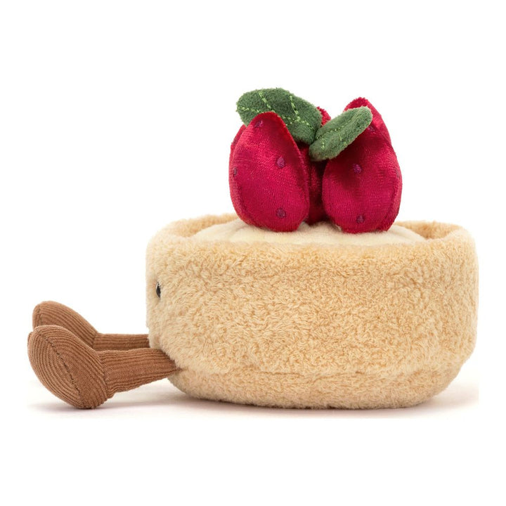 Jellycat Patisserie Amuseables Plush Toy - Fleurette Tarte Aux Fraises
