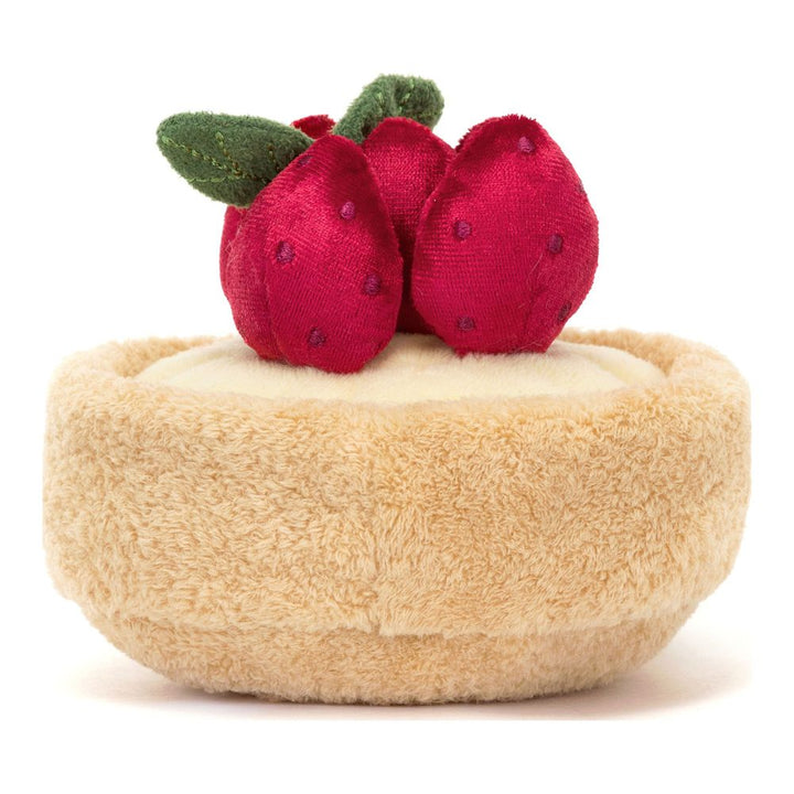 Jellycat Patisserie Amuseables Plush Toy - Fleurette Tarte Aux Fraises