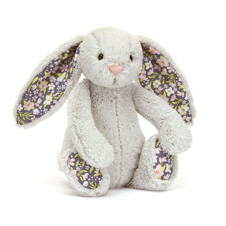 Jellycat Blossom Bunny Plush Toy - Silver Bloom Bunny (Small, 6 inch) Default Title