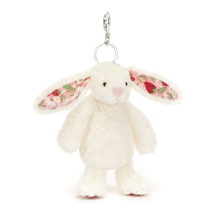 Jellycat Blossom Bag Charm - Berry Cream Bunny Default Title