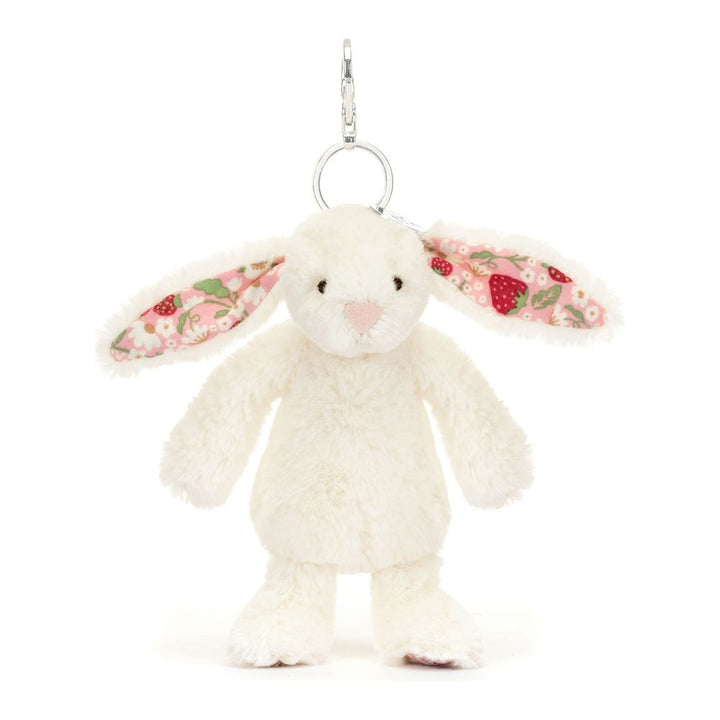 Jellycat Blossom Bag Charm - Berry Cream Bunny