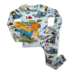 Books to Bed Flat Pack Pajama & Book Set - The Little Engine That Could