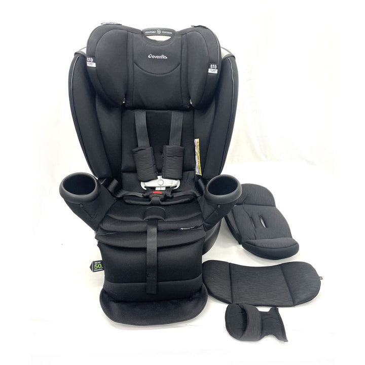 Evenflo GOLD Revolve360 Extend All-in-one Rotational Car Seat with SensorSafe - Onyx Black (98836) (Open Box)