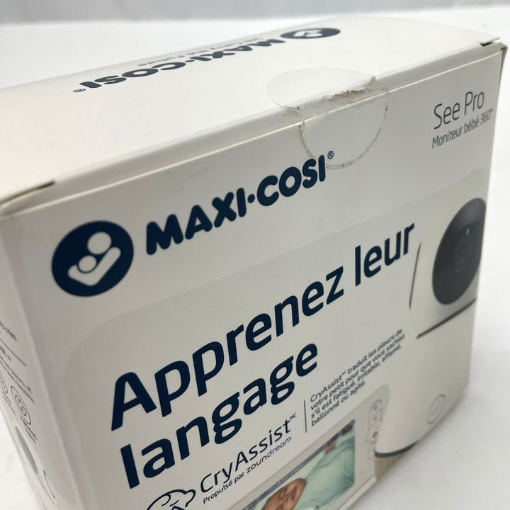 Maxi Cosi See Pro 360 Baby Monitor & Parent Unit With CryAssist Technology (98872) (Open Box)