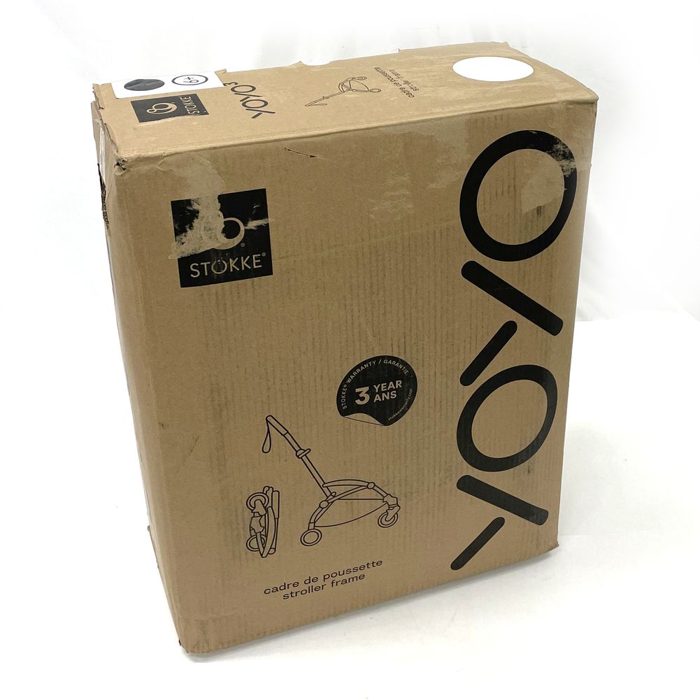 Stokke YOYO3 6+ Stroller - Black on White Frame (98924) (Open Box ...