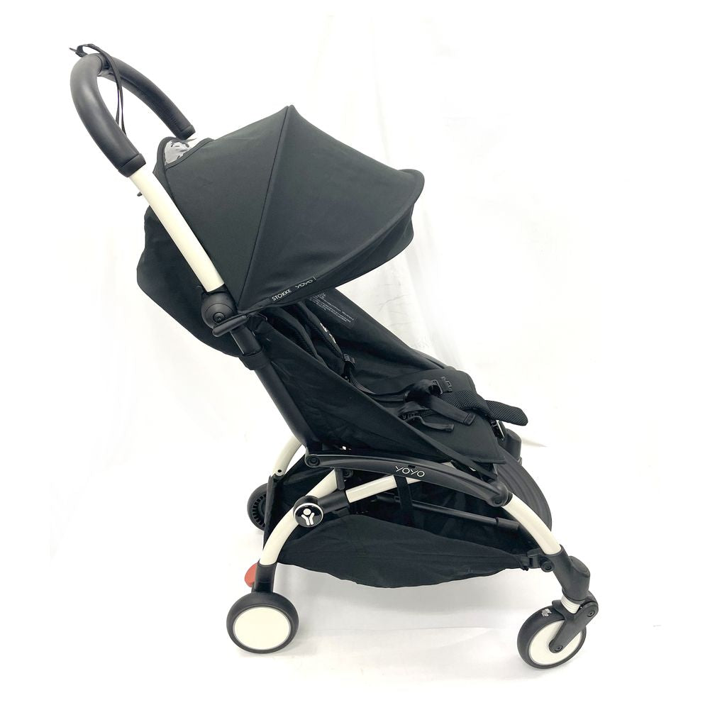 Stokke YOYO3 6+ Stroller - Black on White Frame (98924) (Open Box ...