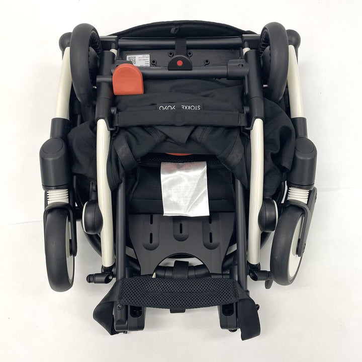 Stokke YOYO3 6+ Stroller - Black on White Frame (98924) (Open Box)
