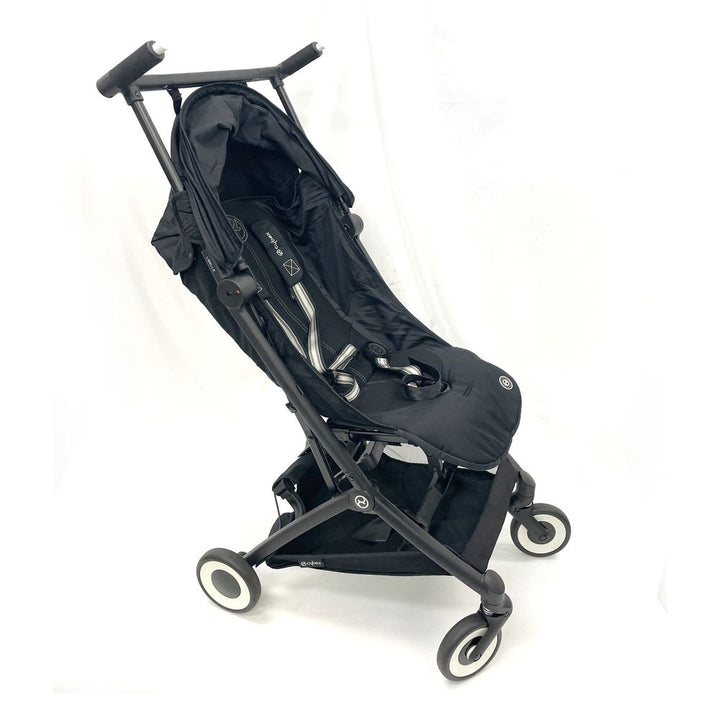 Cybex Libelle 2 Ultra Compact Stroller - Magic Black on Black Frame (98942) (Open Box)
