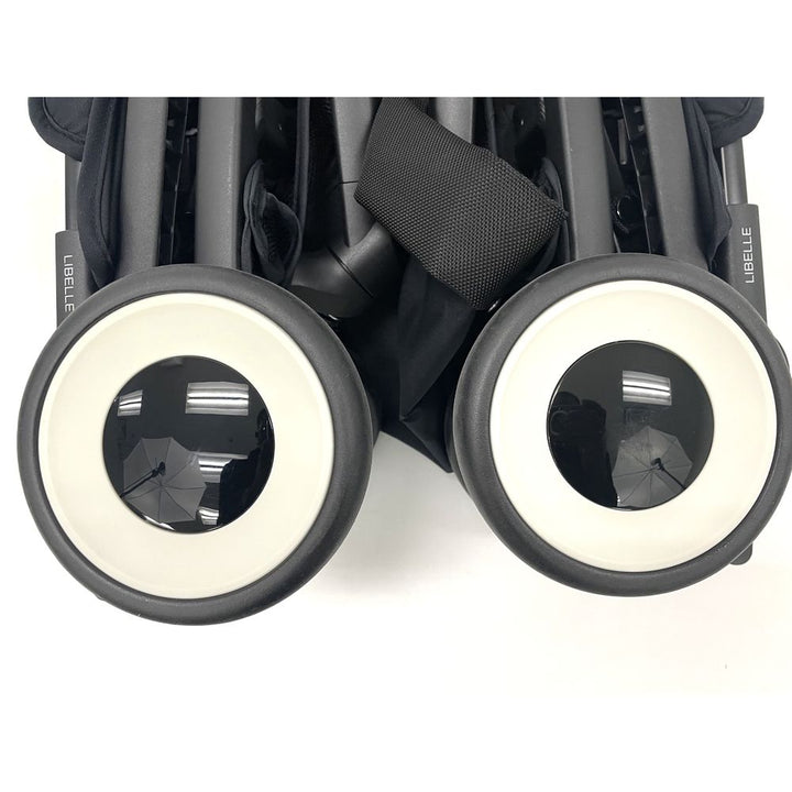 Cybex Libelle 2 Ultra Compact Stroller - Magic Black on Black Frame (98942) (Open Box)