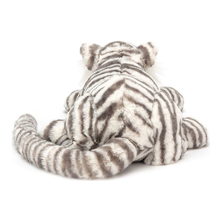 Jellycat Plush Toy - Sacha Snow Tiger (Small, 8 inch)