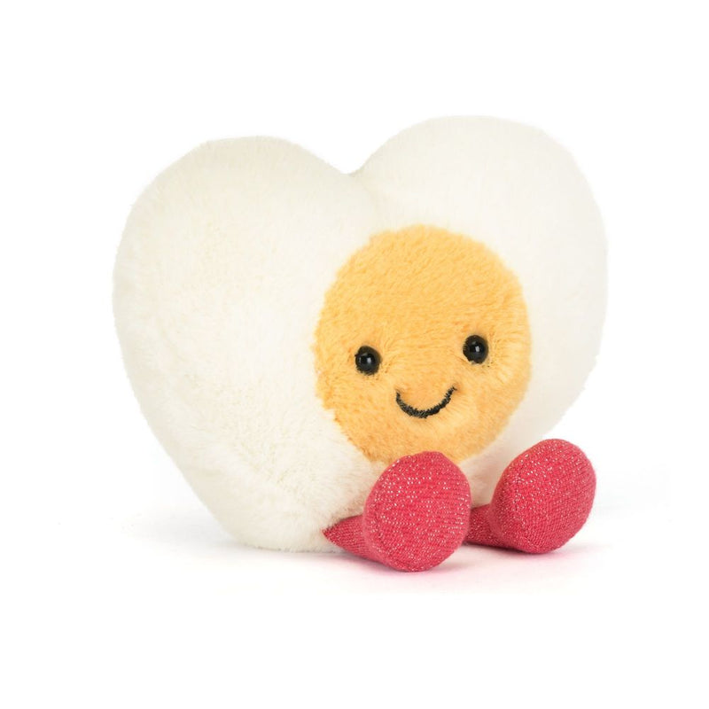 Jellycat Amusable Boiled Egg Plush Toy - Heart Default Title