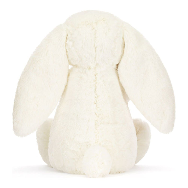 Jellycat Bashful Bunny Plush Toy - Cream Bunny with Rose