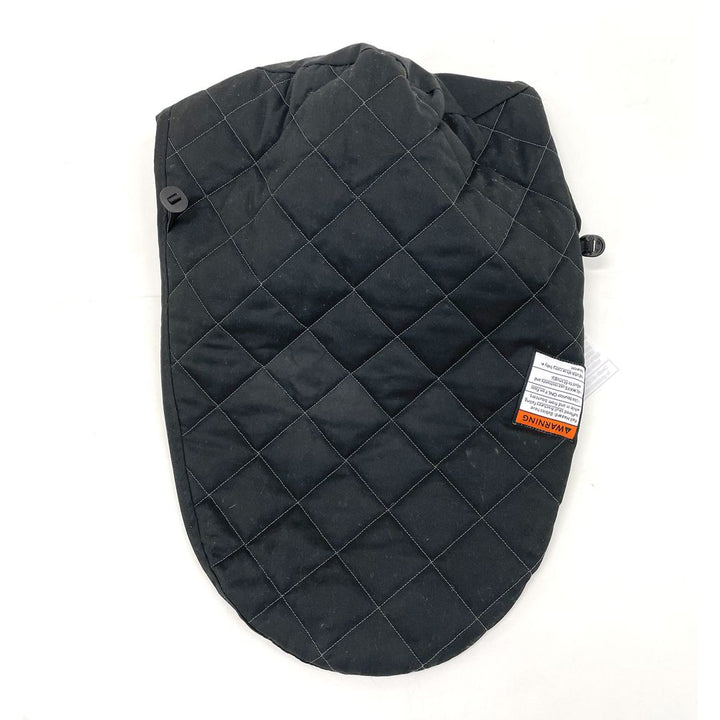 BabyBjorn Bouncer Bliss in Woven Fabric - Classic Quilt, Black on Dark Grey Frame (99168) (Open Box)