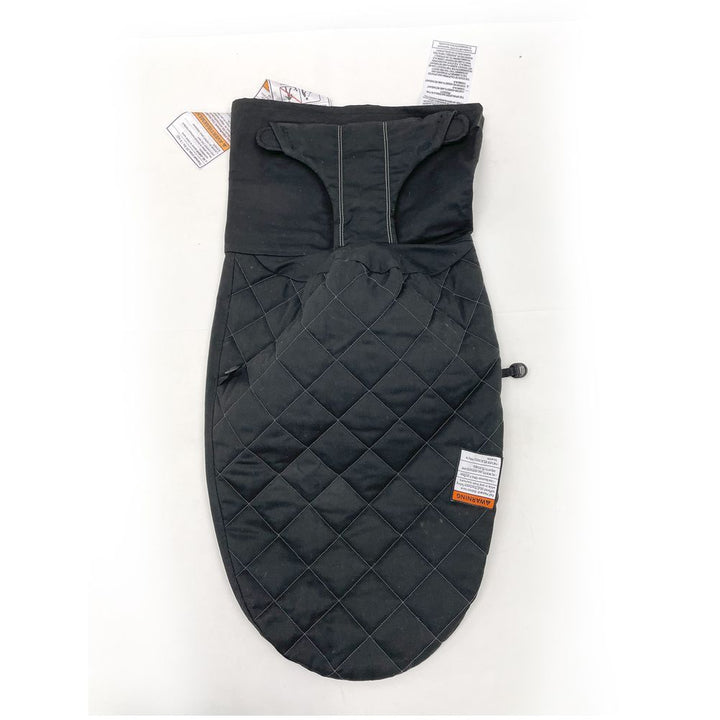 BabyBjorn Bouncer Bliss in Woven Fabric - Classic Quilt, Black on Dark Grey Frame (99168) (Open Box)