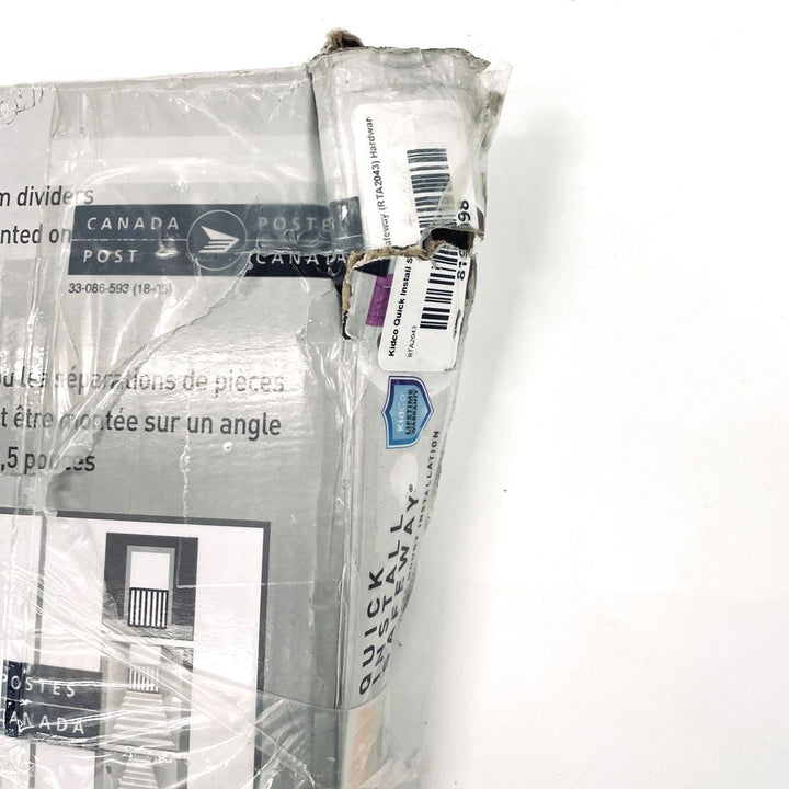 Kidco Quick Install Safeway (RTA2043) Hardware Mounted Baby Gate - White (99205) (Open Box)