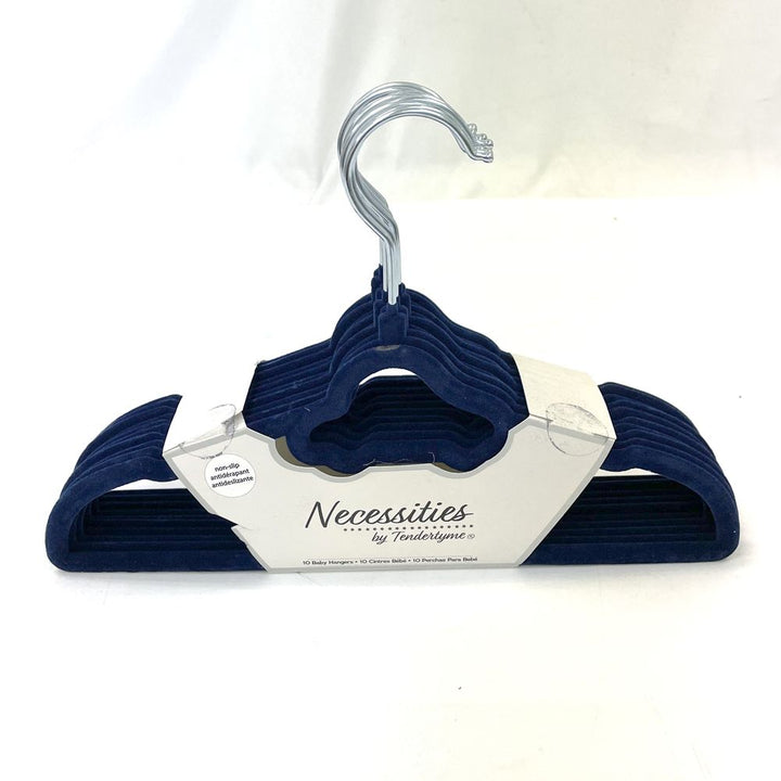 Necessities by TenderTyme 9-Pack Non-Slip Design Baby Hangers - Blue Car (99223) (Open Box)