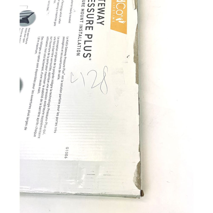 Kidco Gateway Pressure Plus (G1006) Baby Gate - Black (99227) (Open Box)