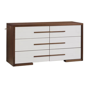 Natart Aria 62 inch Double Dresser Walnut Linen