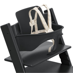 Stokke Tripp Trapp Baby Set2 with Harness & Extended Gliders - Black (99279) (Open Box)
