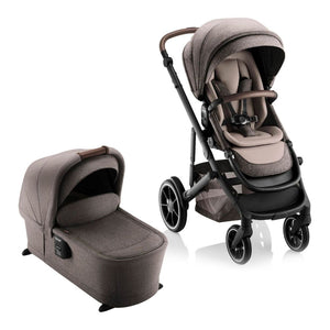 Romer Tura & Sera Stroller with Bassinet Bundle - Truffle (99359) (Open Box)