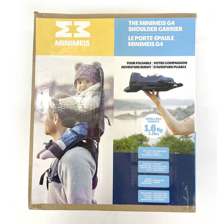 MiniMeis G4 Shoulder Baby Carrier - Grey/Orange (99366) (Open Box)