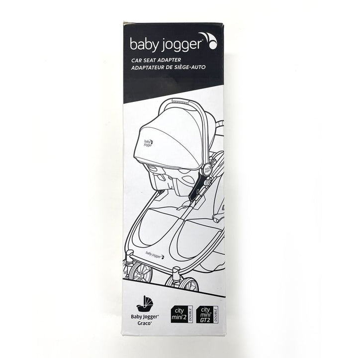 Baby Jogger Graco and City GO Car Seat Adapter for City Mini GT Double Strollers (BJ2104668) (99375) (Open Box)