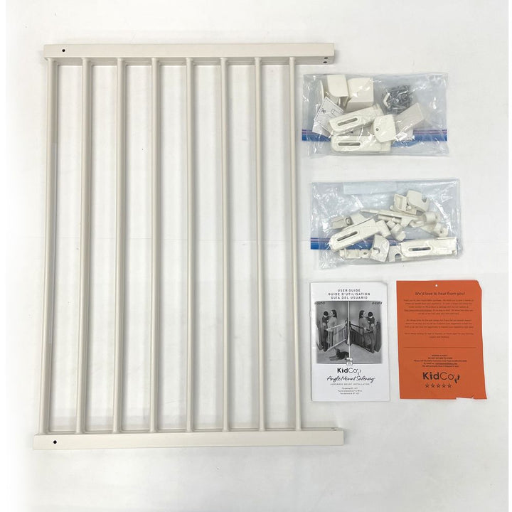 KidCo Angle Mount Safeway Hardware Mounted Safety Gate - White (99380) (Open Box)