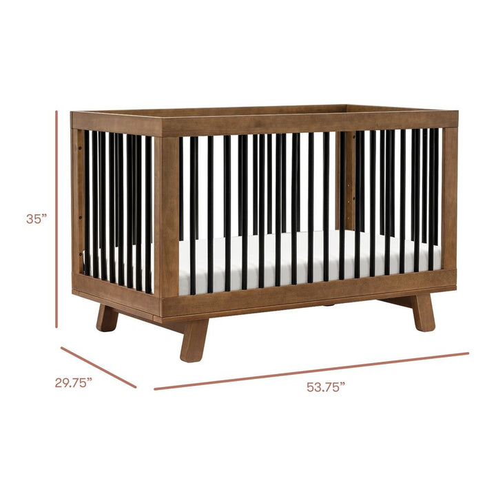 Babyletto Hudson 3-in-1 Convertible Crib with Toddler Bed Conversion Kit